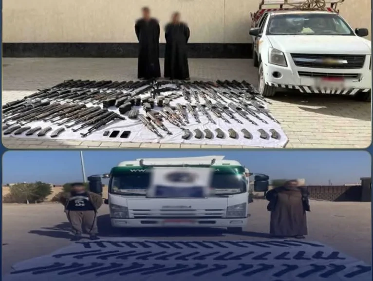 الداخلية: ضبط عدد من العناصر الإجرامية شديدة الخطورة بحوزتهم أسلحة ومواد مخدرة