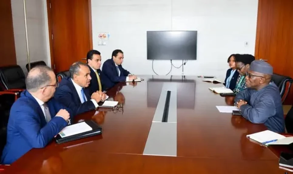 وزير الخارجية يلتقي مفوض الشئون السياسية والسلم والأمن بالاتحاد الأفريقي على هامش أعمال المجلس التنفيذي للاتحاد الأفريقي