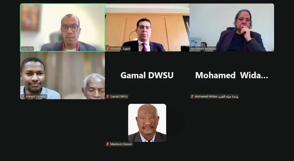 وزير الري المصرى، و وزير الزراعة والري السودانى، يوبجه بالتنسيق مع هيئة مياه الشرب السوداني