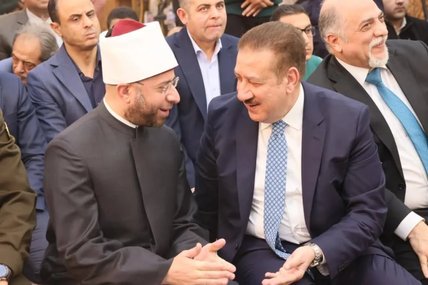 محافظ المنوفية ووزير الأوقاف يفتتحان  مسجد قباء بأم خنان  بقويسنا