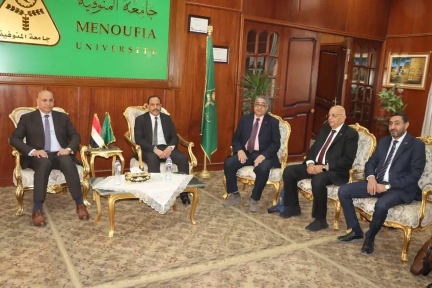 جامعة المنوفية تستقبل وفد الهيئة القومية لضمان جودة التعليم والاعتماد