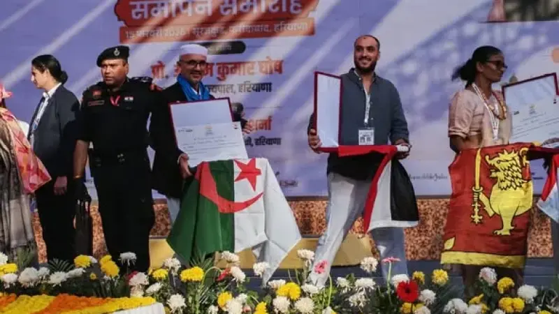 مصر تفوز بالجائزتين الأولى والثانية في معرض Surajkund International Crafts Mela بالهند