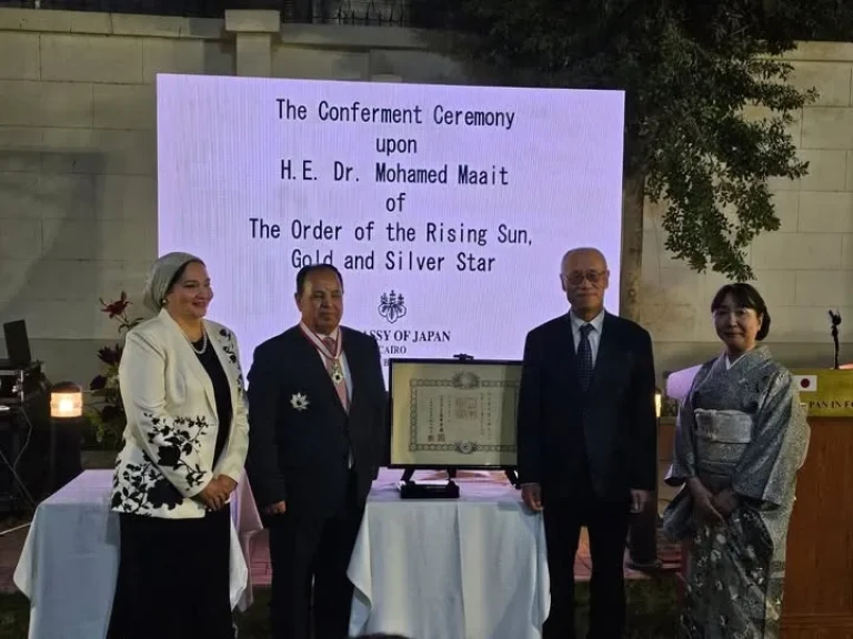 معيط: وسام ”الشمس المشرقة” الياباني تقدير لمصر والمصريين