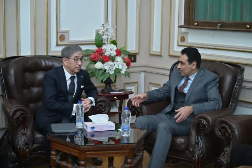 نائب رئيس جامعة القاهرة لشئون الدراسات العليا والبحوث يستقبل رئيس جامعة ناجويا اليابانية