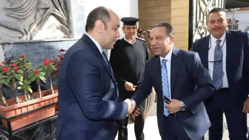 محافظ المنوفية يصل مقر الديوان العام لمباشرة مهام عمله