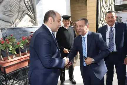 محافظ المنوفية يصل مقر الديوان العام لمباشرة مهام عمله