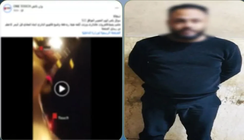 الداخلية:ضبط المتهم في مقطع فيديو بقيام سائق بأحداث تلفيات وإصابة شخص بالقليوبية