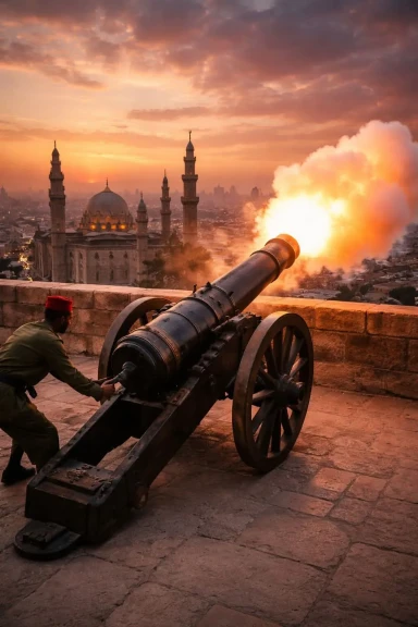 مدفع رمضان في مصر حكاية صوتٍ صار جزءًا من روح الشهر الكريم