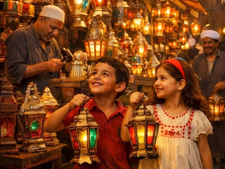 فانوس رمضان في مصر ضوء يتوارثه الأجيال و يضيء الشوارع و القلوب