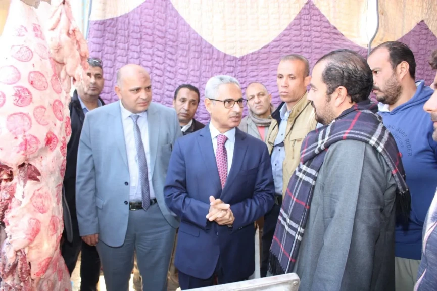 محافظ بني سويف يتفقد انتظام العمل في معارض ”أهلاً رمضان” لتوفير السلع الأساسية