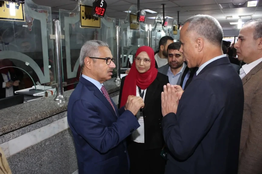 محافظ بني سويف يتفقد منظومة العمل بالمركز التكنولوجي بالواسطى