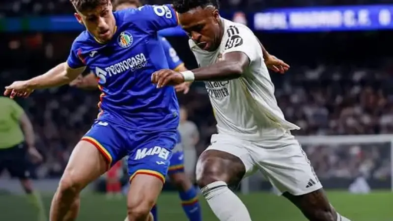 بجدارة وإستحقاق .. خيتافي ينتصر بهدفاً نظيفاً في البرنابيو