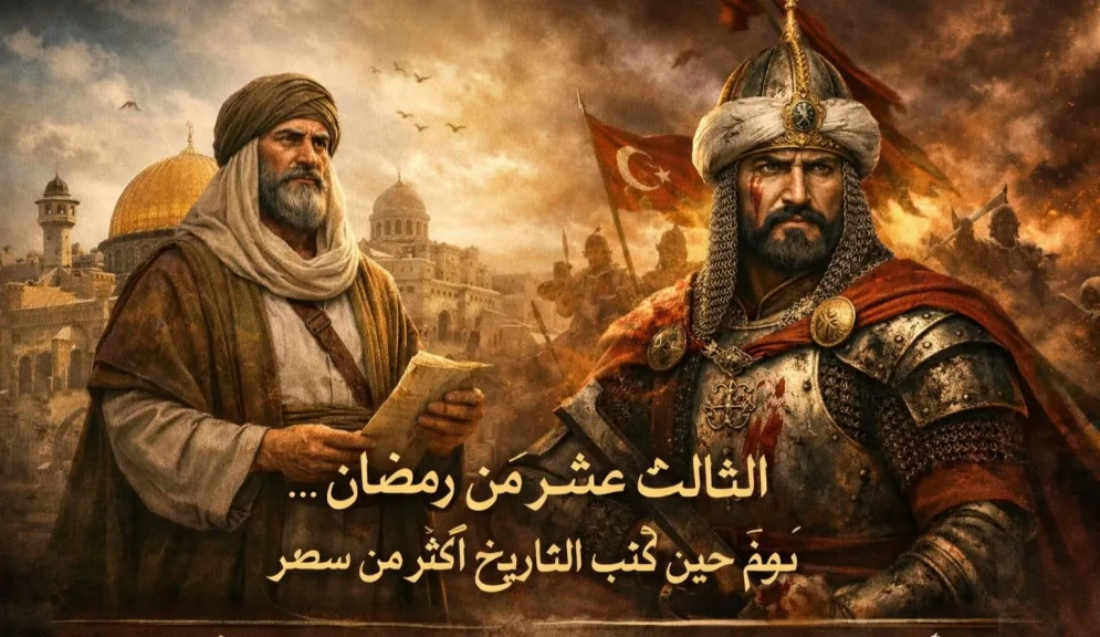 ????ومضة رمضانيه الثالث عشر من رمضان… يومٌ حين كتب التاريخ أكثر من سطر