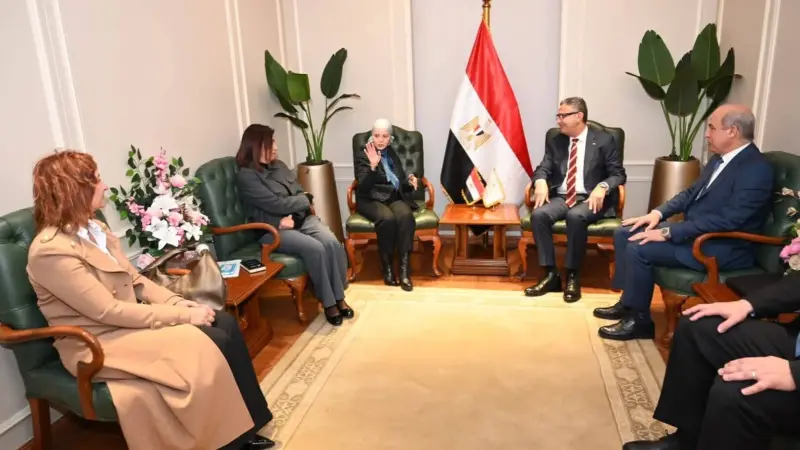 وزير التموين يلتقي السيدة رواد الحلبي مدير برنامج الأغذية العالمي