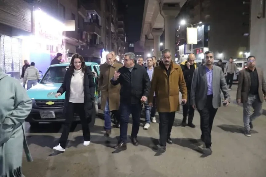 نائب محافظ الجيزة تقود حملات ميدانية بعدد من ألاحياء للتصدي لمخالفات الفرز العشوائي والإشغالات
