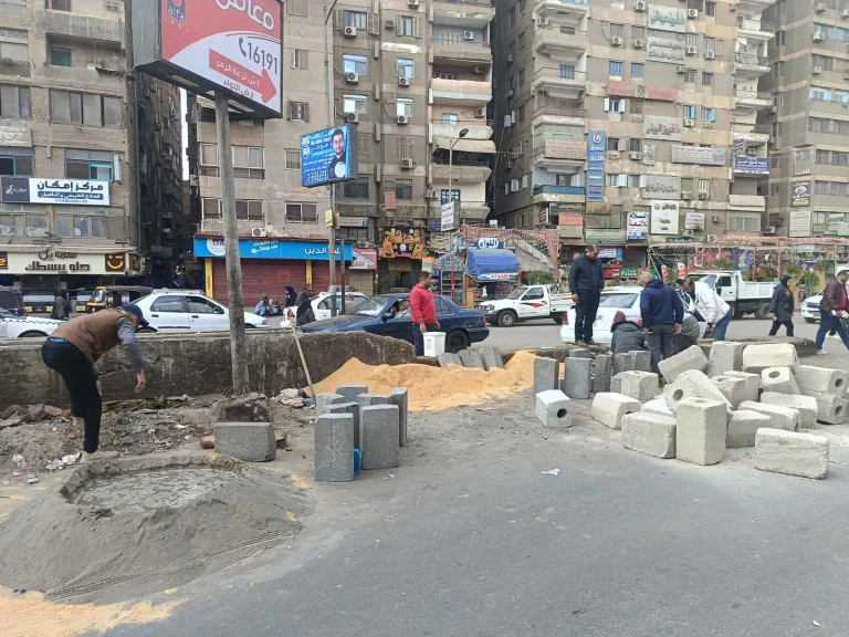 رئيس حي العجوزة يقود جولة ميدانية للحي تشمل أعمال تجميل وبناء ونظافة