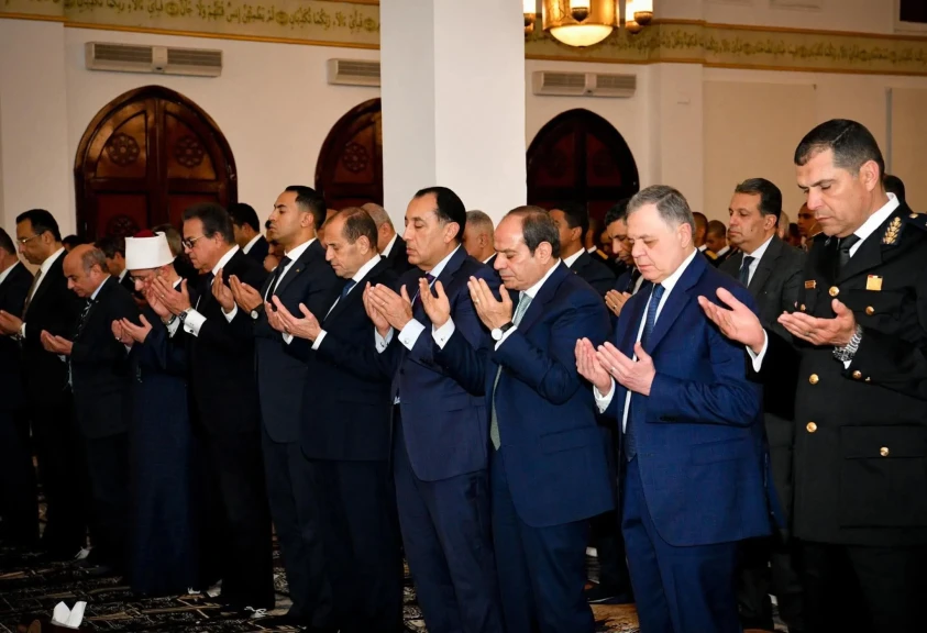 الرئيس السيسي يشارك في حفل الإفطار الذي نظمته اكاديميه الشرطه