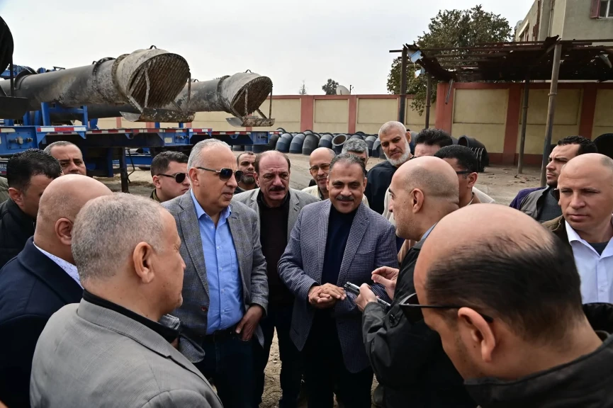 الدكتور سويلم يتفقد حالة المنظومة المائية بمحافظة الشرقية