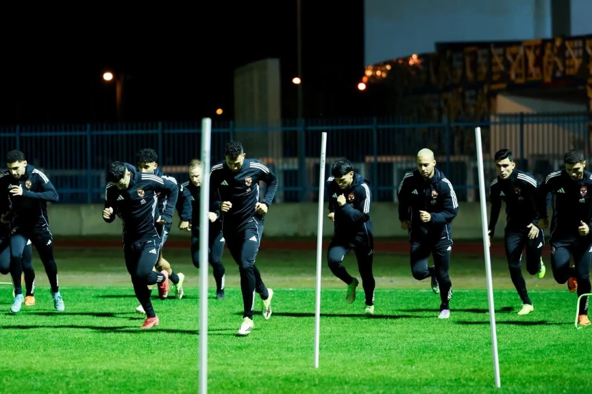 الأهلي ينهي مرانه الأول في تونس