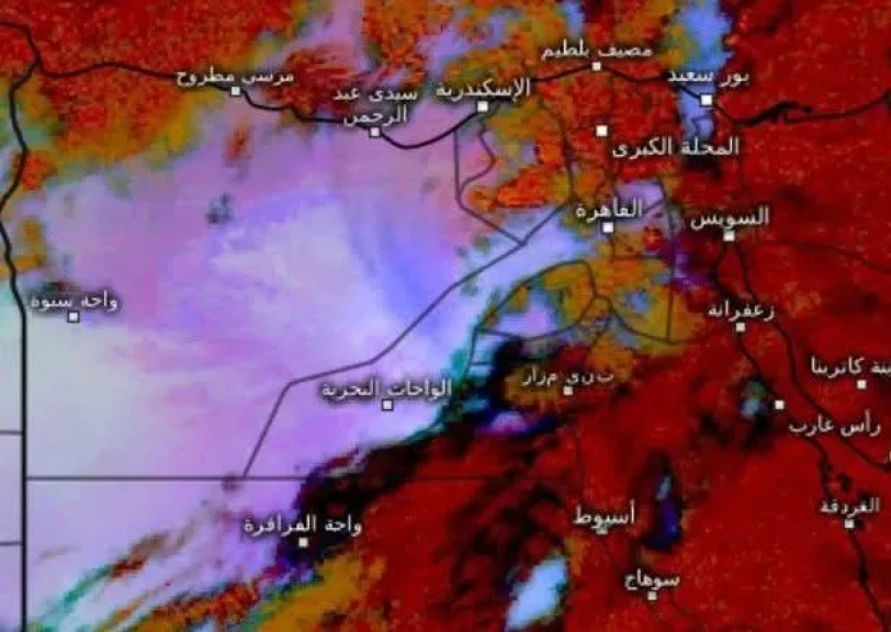 إستمرار الرياح واستمرار فرص تساقط أمطار متفاوتة الشدة على مناطق متفرقة من شمال البلاد