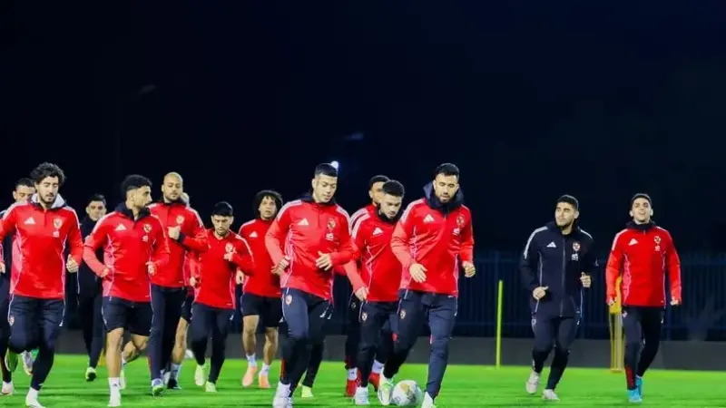 الأهلي يختتم مرانه الثاني في تونس