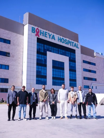 وفد نادي بيراميدز يزور مؤسسة بهية