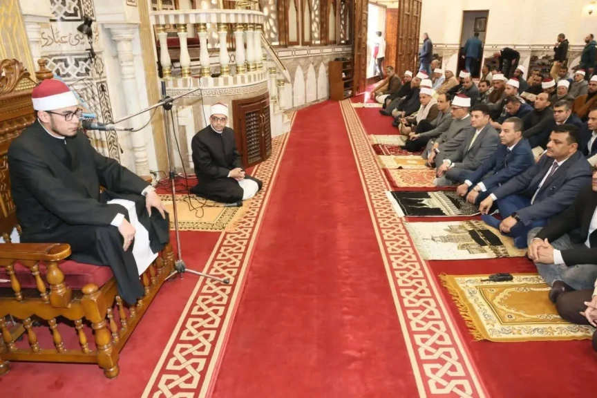 محافظ المنوفية يشهد الاحتفال بليلة القدر بمسجد الرؤوف الرحيم بشبين الكوم