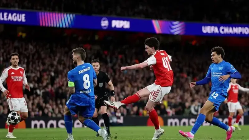 ارسنال يفوز بثنائية على بايرن ليفركوزن ويتاهل إلى ربع نهائي دوري الأبطال