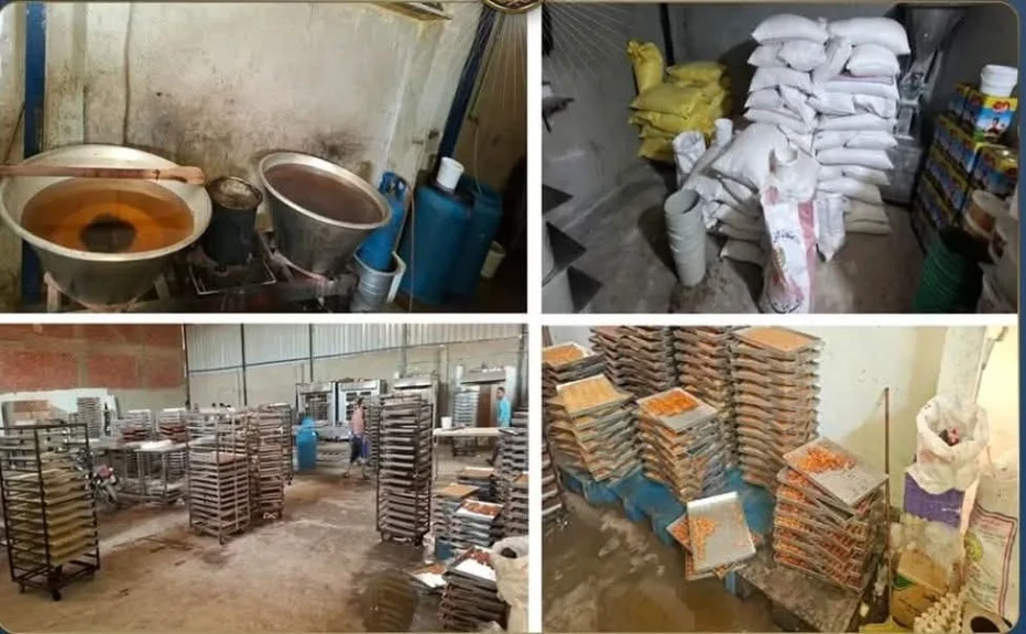 الداخلية: ضبط مصنع لتصنيع حلوي العيد بمواد مجهولة المصدر بالقاهرة