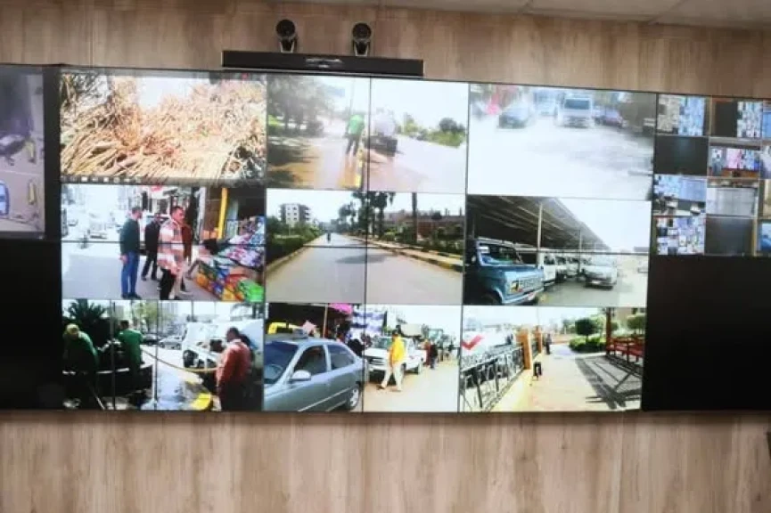 محافظ المنوفية يجري إتصال مرئي لمتابعة إزالة فورية لحالة تعدي ببركة السبع