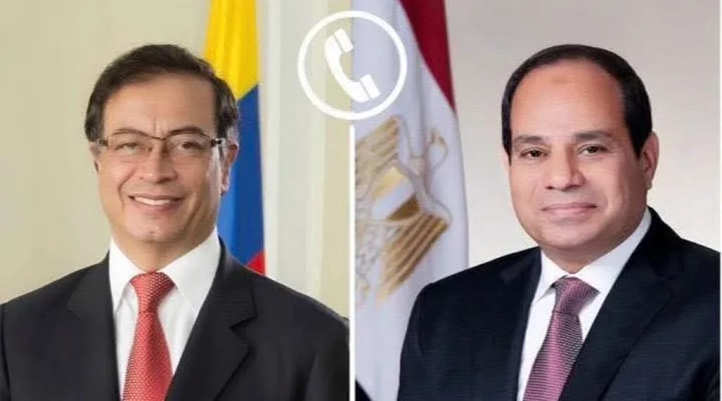 الرئيس السيسي يتلقى اتصالاً هاتفياً من رئيس جمهورية كولومبيا