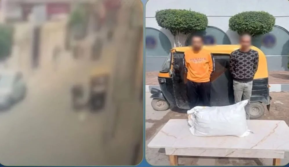 الداخلية:ضبط المتهمين في مقطع فيديو سرقة قطع غيار سيارات من حمولة إحدى السيارات بالبحيرة.