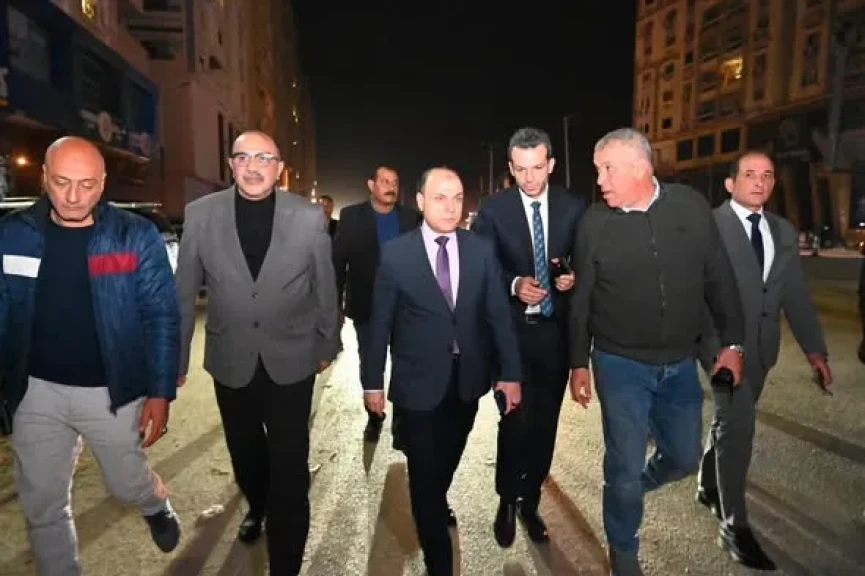 محافظ الغربية في جولة ليلية بشوارع حي أول وثان ومركز ومدينة طنطا لمتابعة تنفيذ قرار رئيس مجلس الوزراء