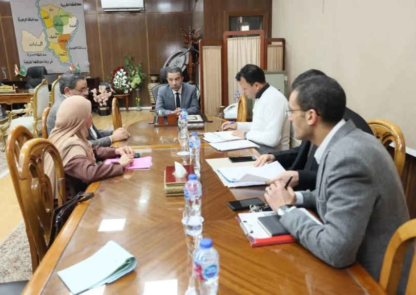 محافظ المنوفية يعقد اجتماعاً تنسيقياً مع مسئولي الصحة