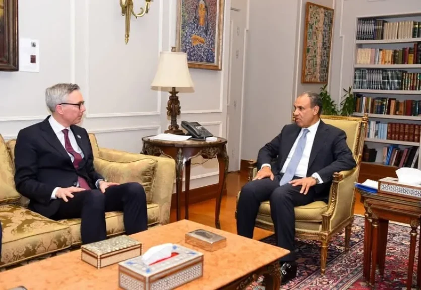 وزير الخارجية المصرى يستقبل الرئيس التنفيذي لشركة ”سكاتك” النرويجية