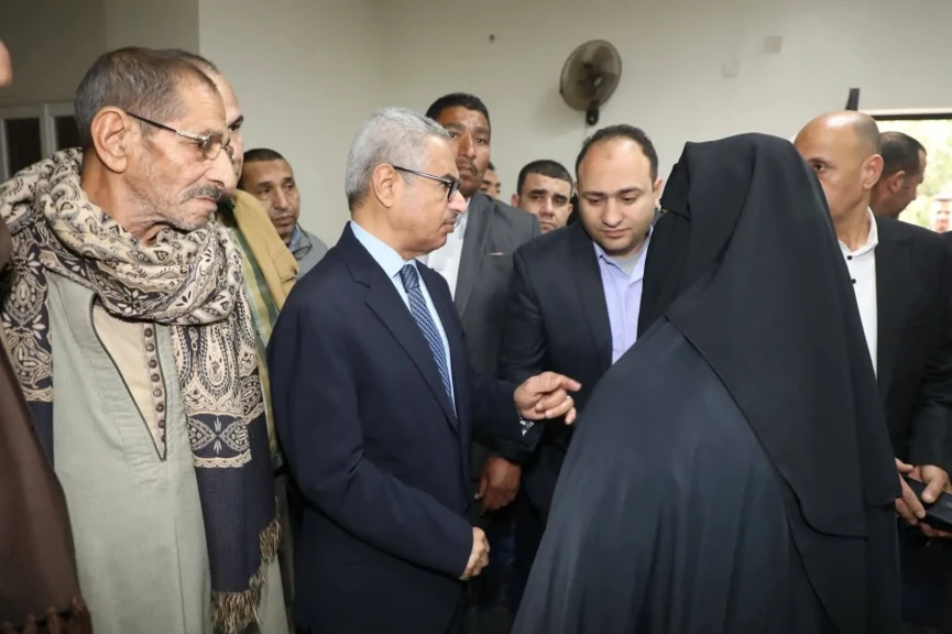 محافظ بني سويف يقوم بزيارة لمركز ومدينة الوسطى