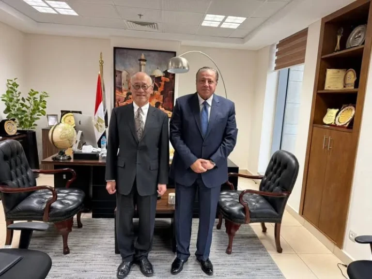رئيس الجهاز المصري للملكية الفكرية يستقبل السفير الياباني بالقاهرة لبحث سبل تعزيز التعاون المشترك