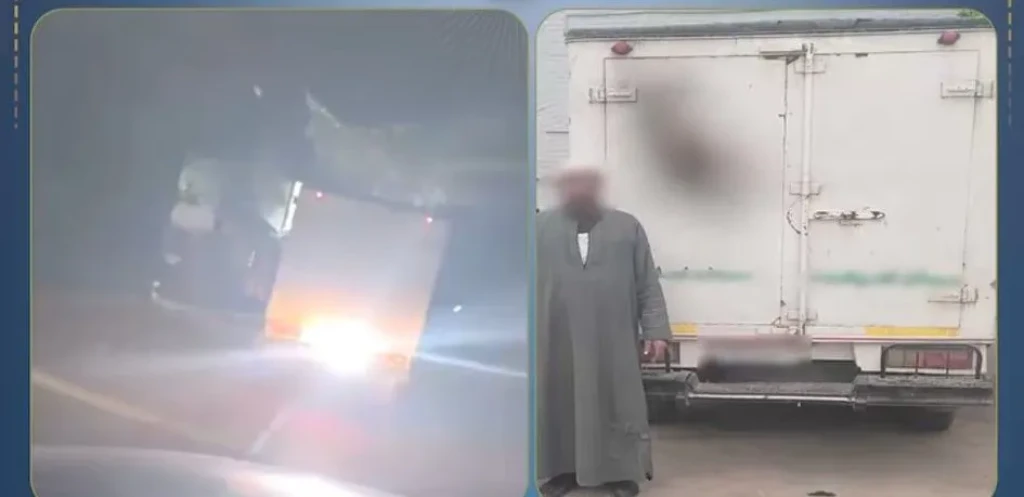 ضبط سائق «نصف نقل» لتثبيته أضواء مبهرة تعرض حياة المواطنين للخطر بالمنوفية