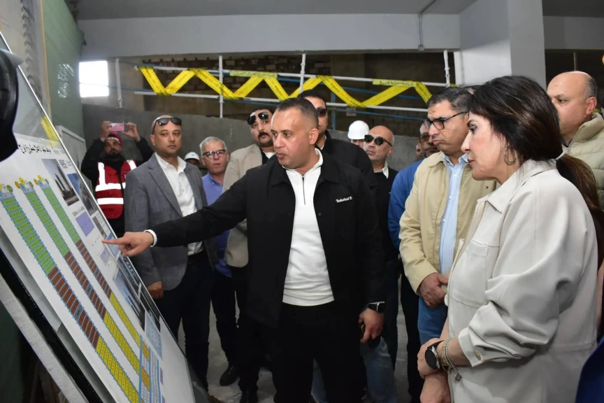 وزيرة الإسكان تتفقد الأبراج الشاطئية وطريق البوليفار وكمبوند ”مزارين” بمدينة العلمين الجديدة