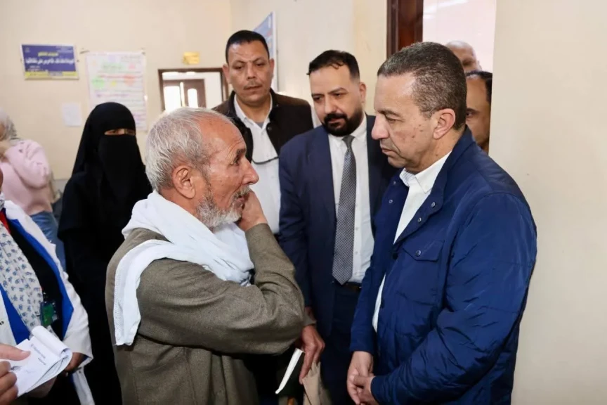 محافظ المنوفية يتفقد مركز طب الأسرة بشما للوقوف علي انتظام سير العمل