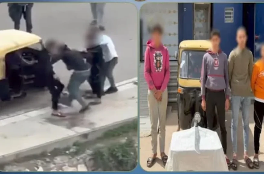 الداخلية:كشف ملابسات مقطع فيديو الاعتداء علي شخص وإجباره على إستقلال مركبة توك توك بالبحيرة