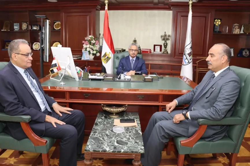 محافظ بني سويف يستقبل وكيل وزارة التربية والتعليم الجديد
