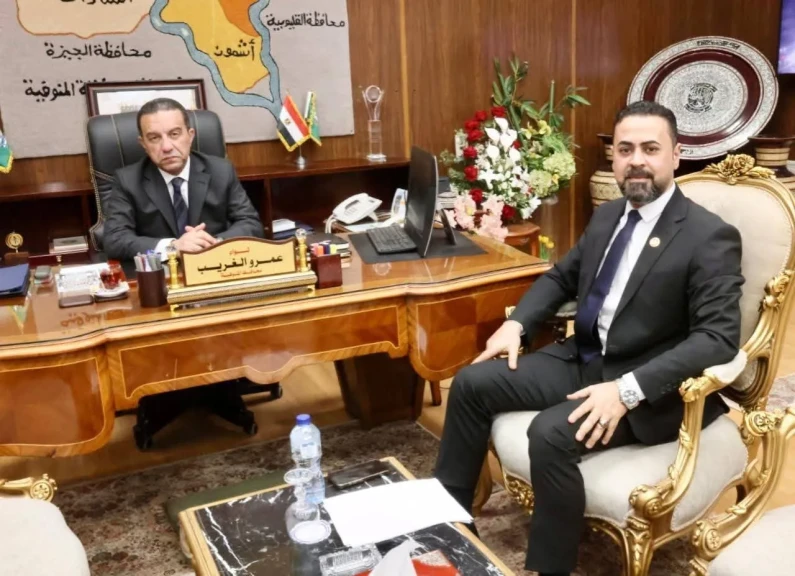 محافظ المنوفية يلتقي عدد من أعضاء مجلسي النواب والشيوخ