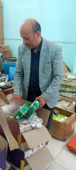 محافظ الغربية: ضبط 141 ألف عبوة أدوية ومكملات ومستحضرات تجميل داخل مخزن غير مرخص بكفر الزيات