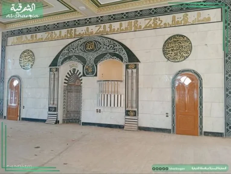 افتتاح مسجدين ومجمع الأمام الحسين بقرية السلطان حسن وعزبة العيدروس وكفر أبو الزقازيق القبلى بمراكز ( الزقازيق _ منيا القمح _ أبو كبير ) بتكلفة إجمالية بلغت ٤٥ مليون و ٩٠٠ ألف جنيهاً