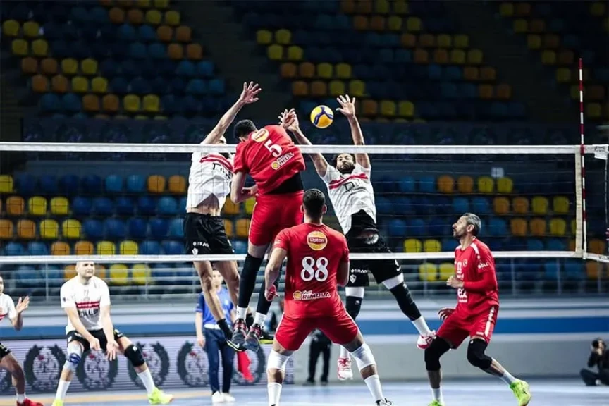 «رجال طائرة الأهلي» يتوج ببطولة كأس مصر بالفوز على الزمالك