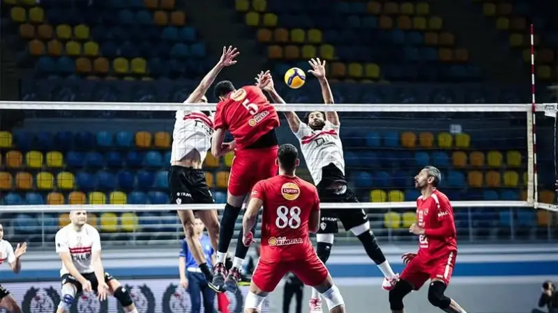 «رجال طائرة الأهلي» يتوج ببطولة كأس مصر بالفوز على الزمالك