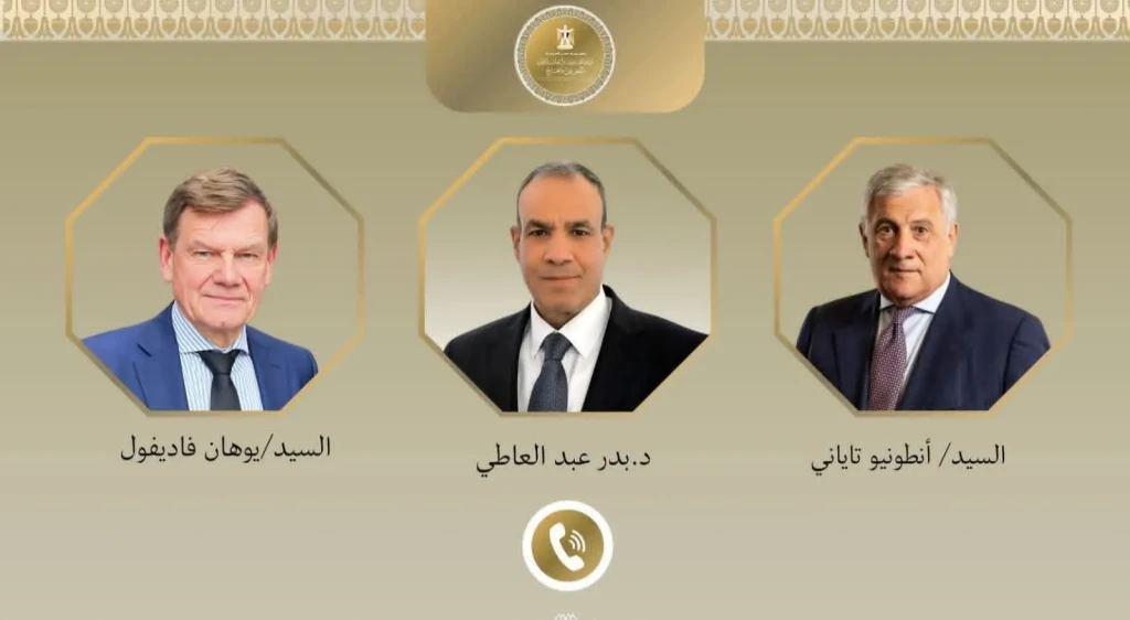 وزير الخارجية يبحث مع وزيرى الخارجية الألماني والإيطالي مستجدات الأوضاع في المنطقة وجهود خفض التصعيد