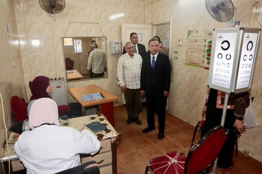 محافظ المنوفية يفاجأ مقر الهيئة القومية للتأمين الاجتماعي والمجلس الطبي العام