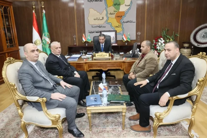 محافظ المنوفية يؤكد على حسن تقديم الخدمة والتنسيق مع الإدارات المركزية لحل المشاكل